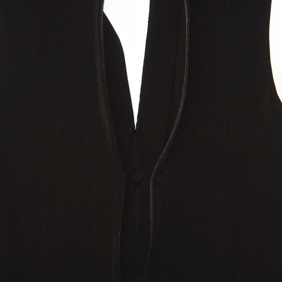 SOLD NWT NBD Phineas Black Sleevless Rhinestone Front Plunge Neck Mini Dress Med - Picture 10 of 11